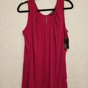 a.n.a magenta, sleeveless blouse BNWT